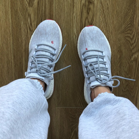 ADIDAS PUREBOOST GO “GREY RED”. - Picture 5 of 7